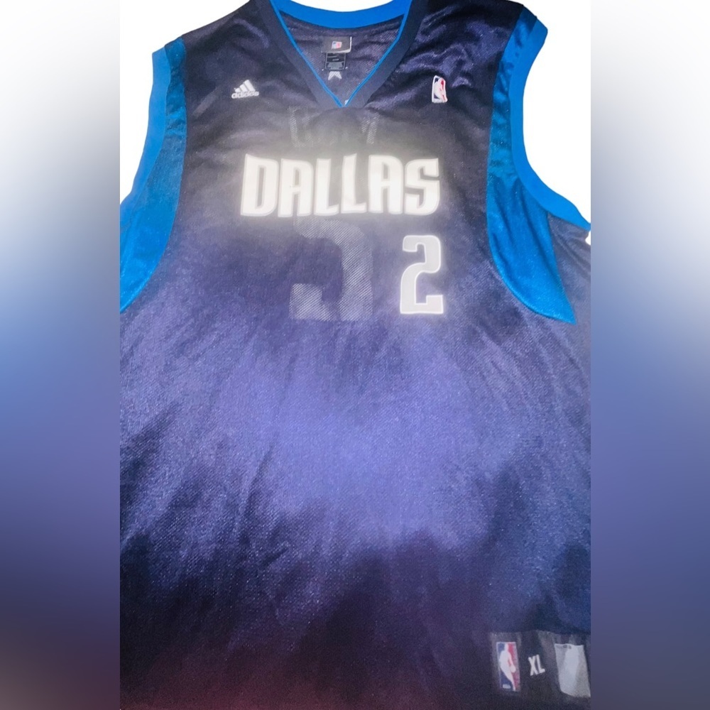 Adidas Dallas Mavericks Size XL NBA Jersey Jason Kidd #2 Basketball - Picture 7 of 10